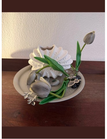 Blooming  Tulip Cutlery Holder.