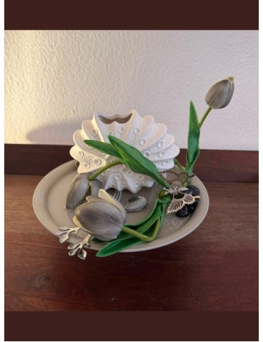 Blooming  Tulip Cutlery Holder.