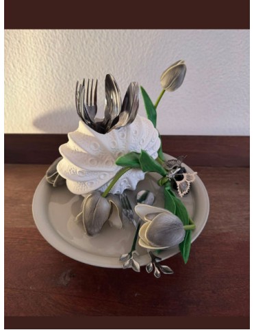 Blooming  Tulip Cutlery Holder.