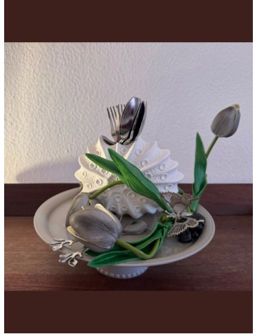 Blooming  Tulip Cutlery Holder.
