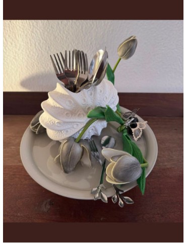 Blooming  Tulip Cutlery Holder.