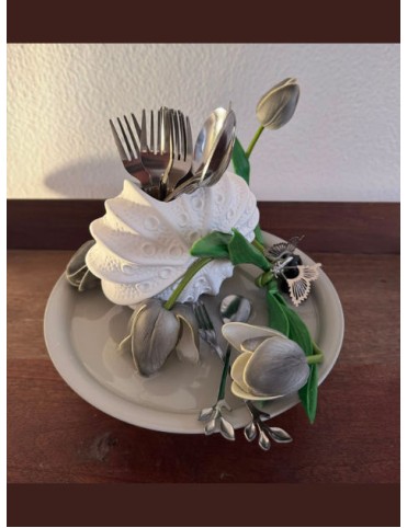 Blooming  Tulip Cutlery Holder.