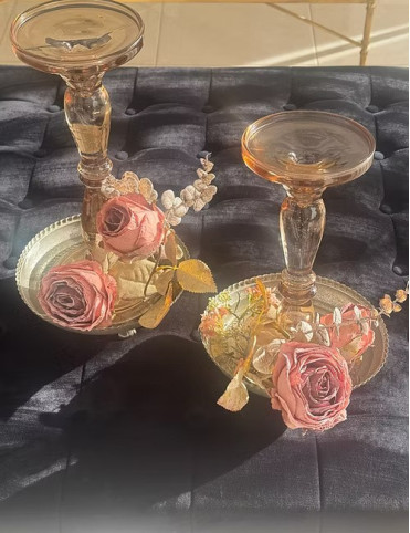 Blush Lumière Candle Stand