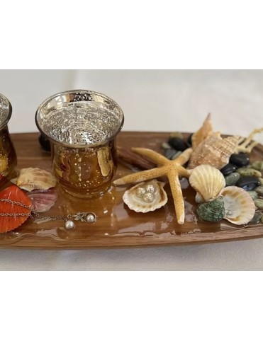 Coastal Glow Candle Tray
