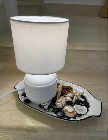 Coastal Glow Ceramic Lamp Set