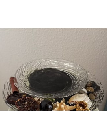 Coastal Resin Glass Date Bowl