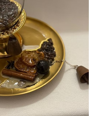 Coffee Resin Candle Holder