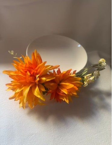 Floral Resin Server