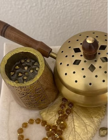 Golden Ember Oudh Ritual Set
