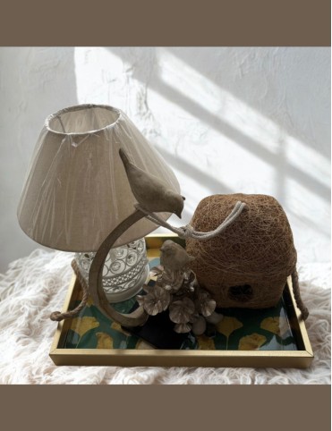 Golden Perch Lamp Set