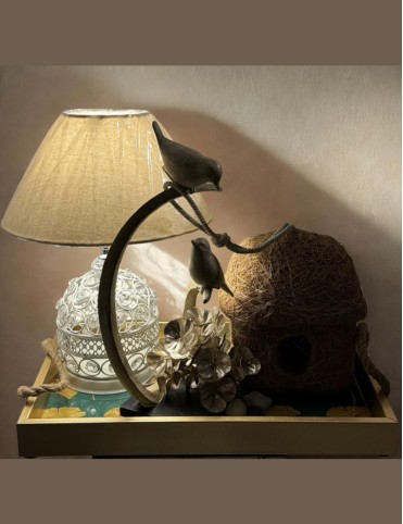 Golden Perch Lamp Set