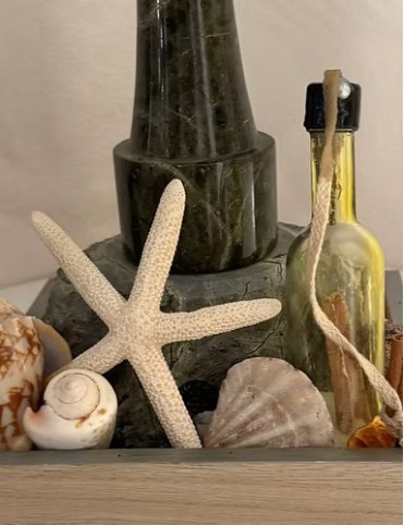 Granite Lighthouse Candle Holder
