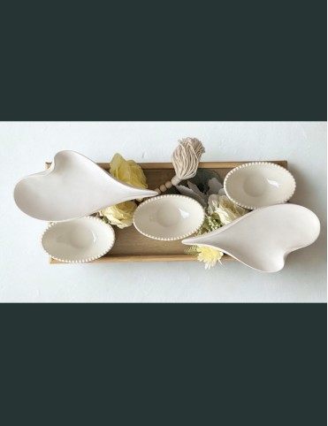 Ivory Wave Entertaining Set