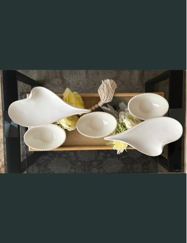 Ivory Wave Entertaining Set
