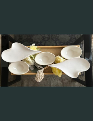 Ivory Wave Entertaining Set