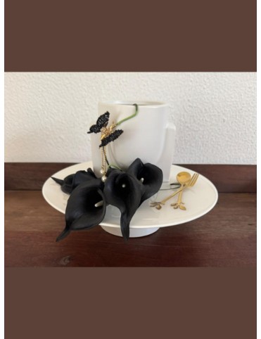 Midnight Bloom Cutlery Holder
