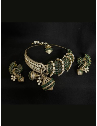 Neck Piece and Earring Set - MJ 1000