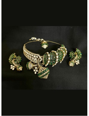 Neck Piece and Earring Set - MJ 1000