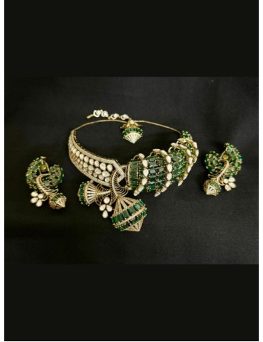 Neck Piece and Earring Set - MJ 1000
