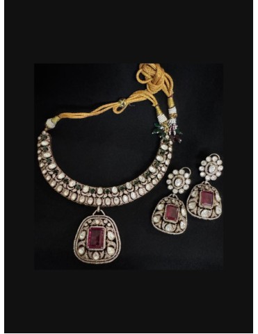 Neckpiece and Earrings - MJ 1010