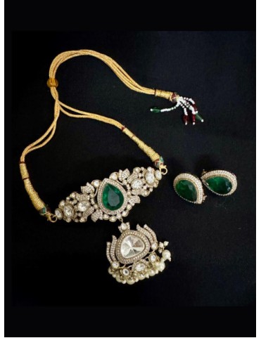 Neckpiece and Earrings - MJ 1012