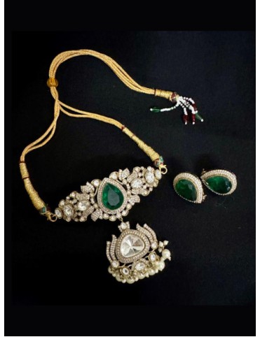 Neckpiece and Earrings - MJ 1012