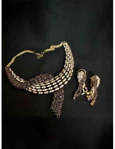 Neckpiece and Earrings - MJ 1013