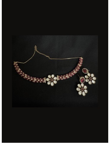 Neckpiece and Earrings - MJ 1015