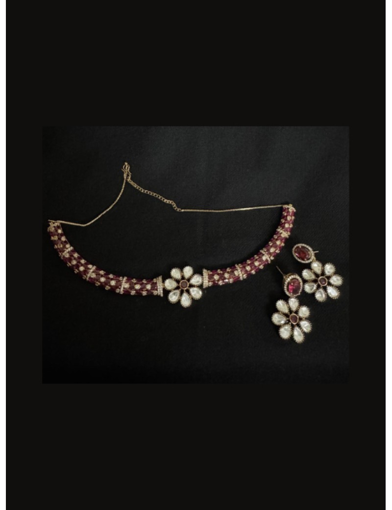 Neckpiece and Earrings - MJ 1015