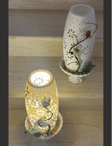 Orchid Flame Lamp