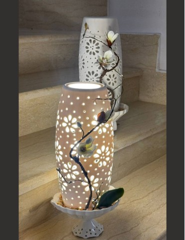 Orchid Flame Lamp