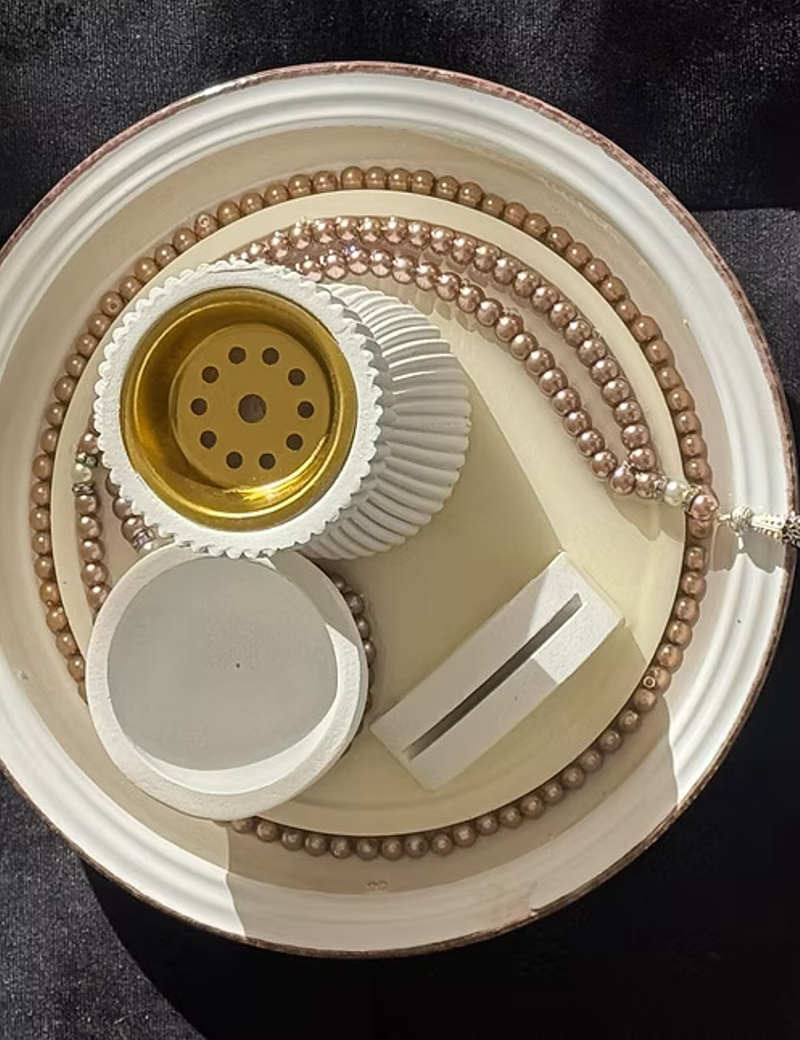 Oudh & Tasbeeh Ritual Tray Set