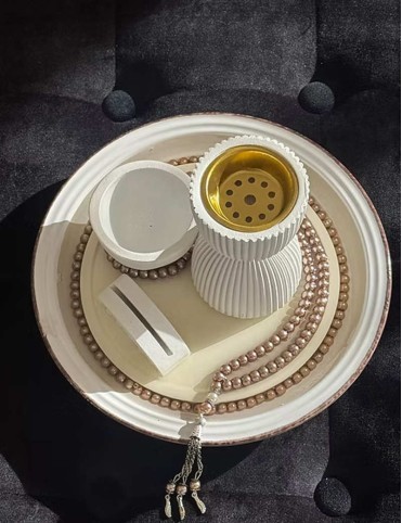 Oudh & Tasbeeh Ritual Tray Set