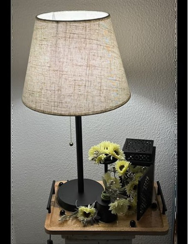 Rustic Bloom lamp