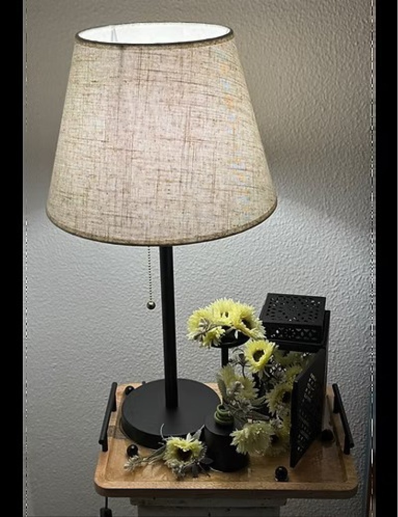 Rustic Bloom lamp