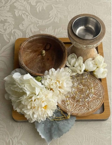 Shisham Oudh Tray Set