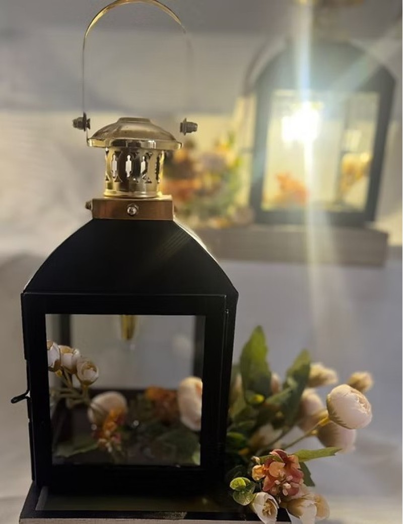 Wrought Iron Resin Lamps