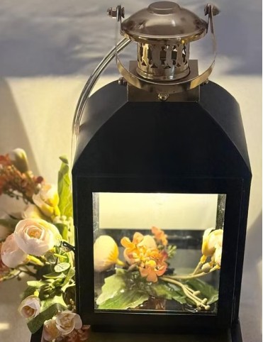 Wrought Iron Resin Lamps